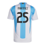 2024-2025 Argentina Authentic Home Shirt (MARTINEZ 25)