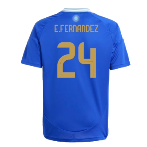 2024-2025 Argentina Away Shirt (Kids) (E.FERNANDEZ 24)