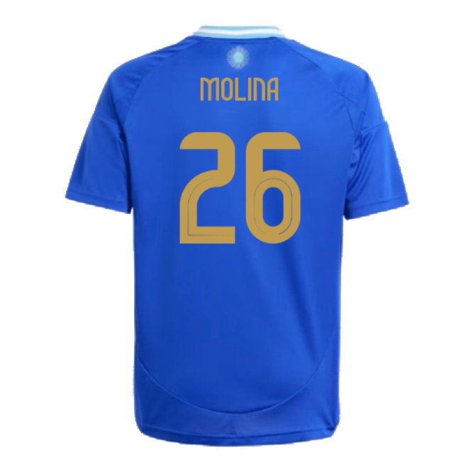 2024-2025 Argentina Away Shirt (Kids) (MOLINA 26)