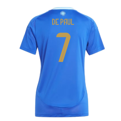 2024-2025 Argentina Away Shirt (Ladies) (DE PAUL 7)