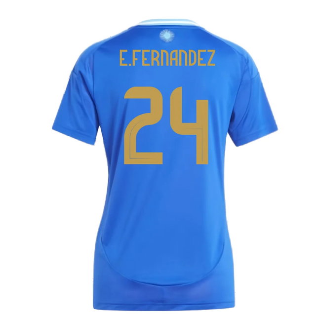 2024-2025 Argentina Away Shirt (Ladies) (E.FERNANDEZ 24)
