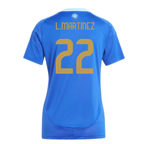 2024-2025 Argentina Away Shirt (Ladies) (L.MARTINEZ 22)