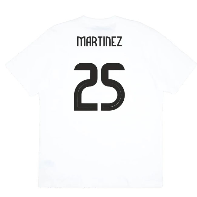2024-2025 Argentina DNA Graphic Tee (White) (MARTINEZ 25)