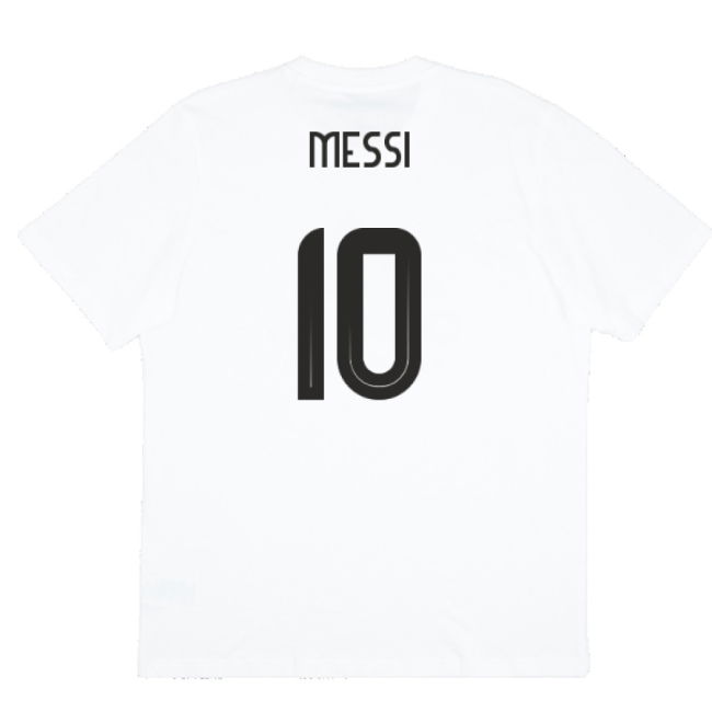 2024-2025 Argentina DNA Graphic Tee (White) (MESSI 10)