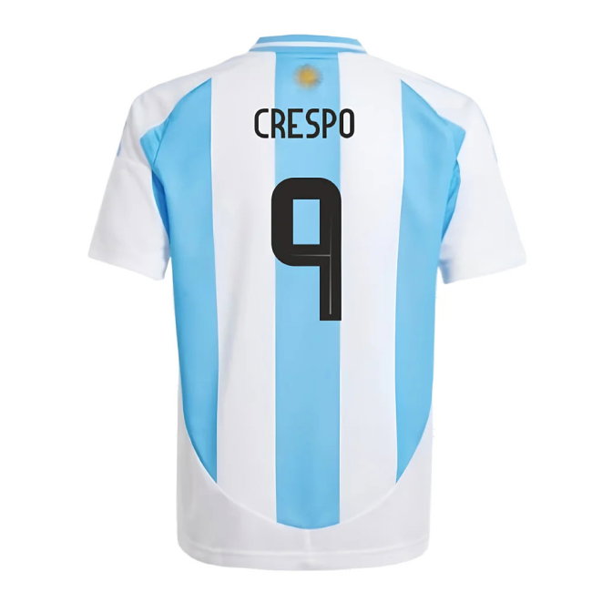 2024-2025 Argentina Home Shirt (Kids) (CRESPO 9)