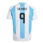 2024-2025 Argentina Home Shirt (Kids) (J.ALVAREZ 9)