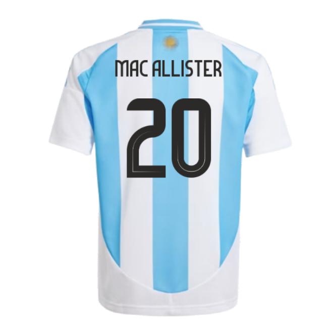 2024-2025 Argentina Home Shirt (Kids) (MAC ALLISTER 20)