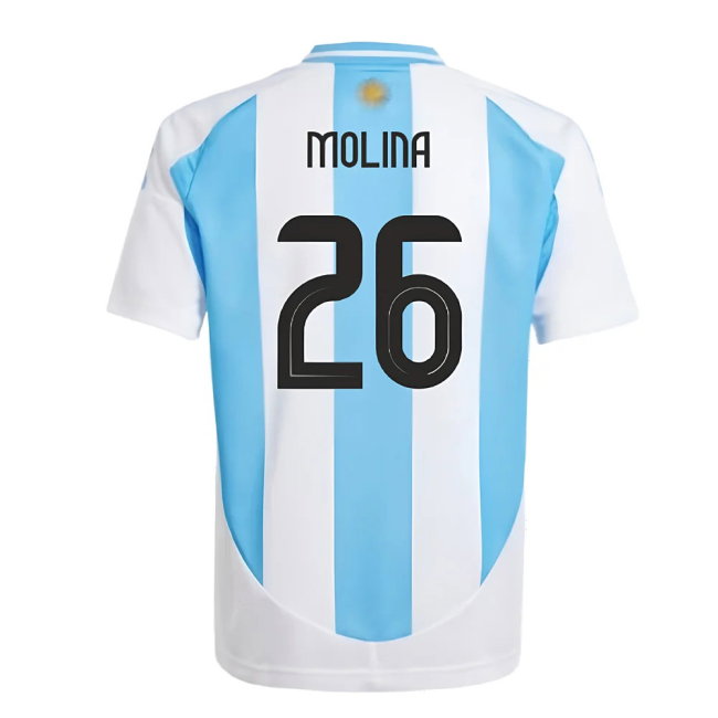 2024-2025 Argentina Home Shirt (Kids) (MOLINA 26)