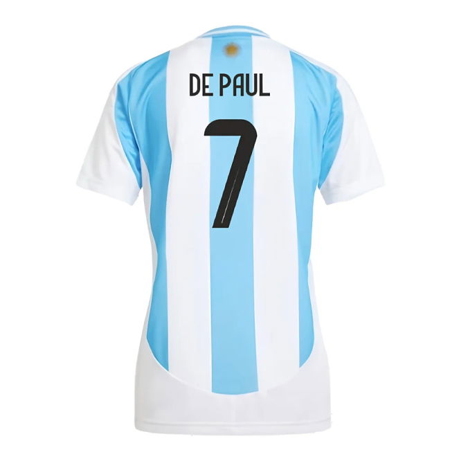 2024-2025 Argentina Home Shirt (Ladies) (DE PAUL 7)