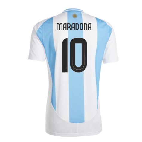 2024-2025 Argentina Home Shirt (MARADONA 10)