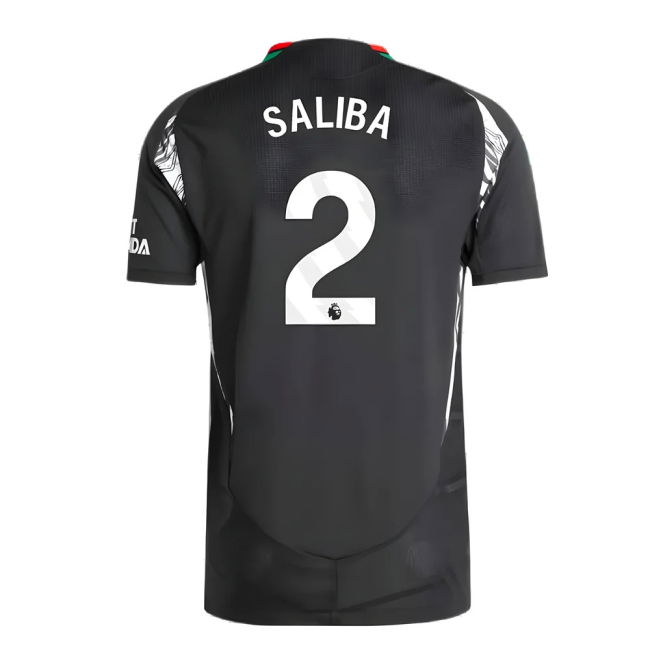 2024-2025 Arsenal Authentic Away Shirt (Saliba 2)