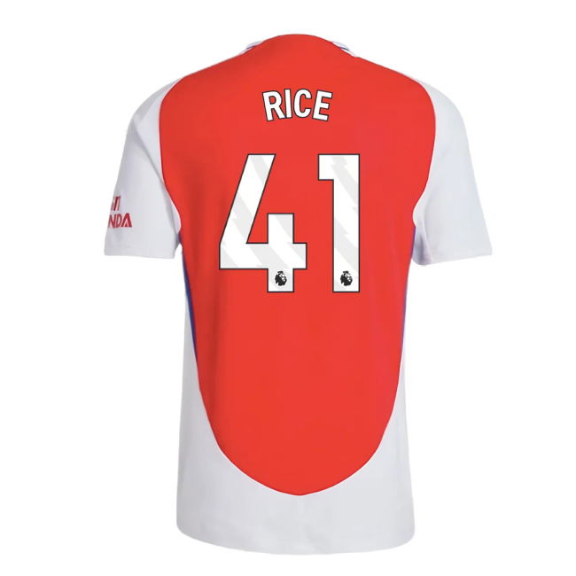 2024-2025 Arsenal Authentic Home Shirt (Rice 41)