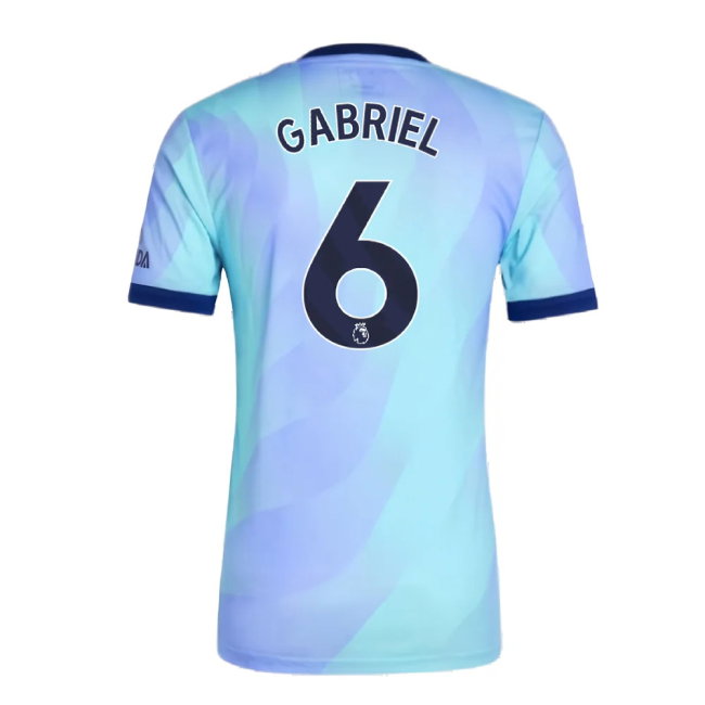 2024-2025 Arsenal Authentic Third Shirt (Gabriel 6)