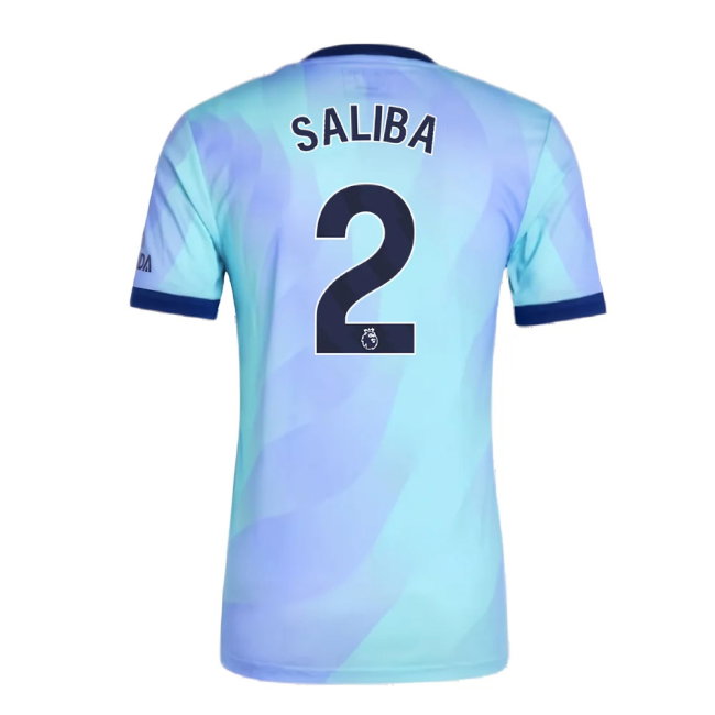 2024-2025 Arsenal Authentic Third Shirt (Saliba 2)