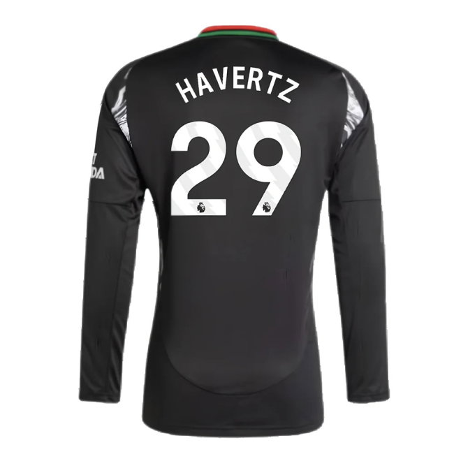 2024-2025 Arsenal Away Long Sleeve Shirt (Havertz 29)