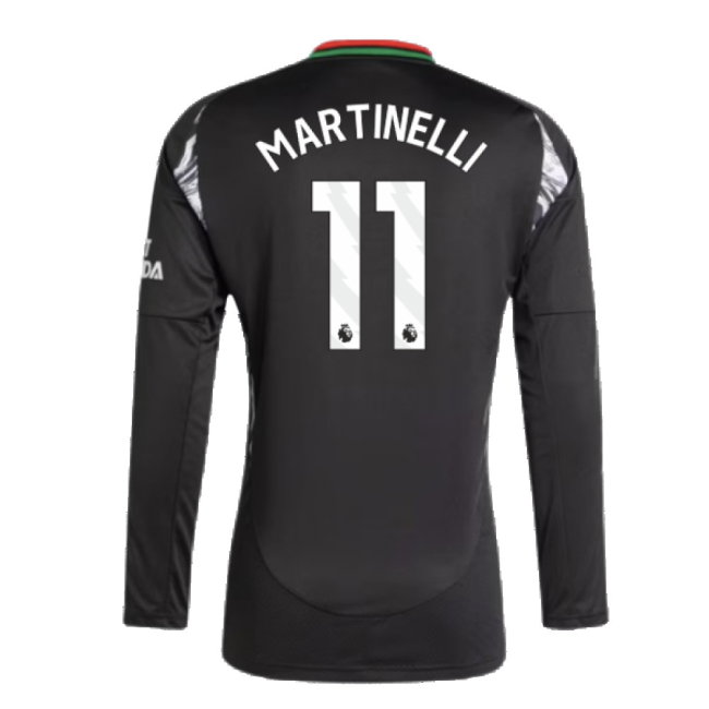 2024-2025 Arsenal Away Long Sleeve Shirt (Martinelli 11)