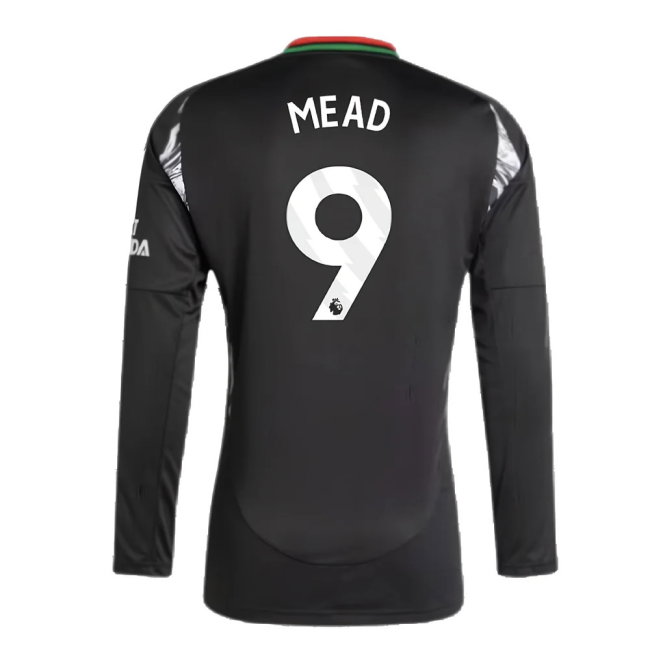 2024-2025 Arsenal Away Long Sleeve Shirt (Mead 9)