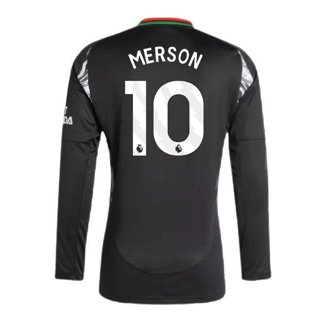 2024-2025 Arsenal Away Long Sleeve Shirt (Merson 10)