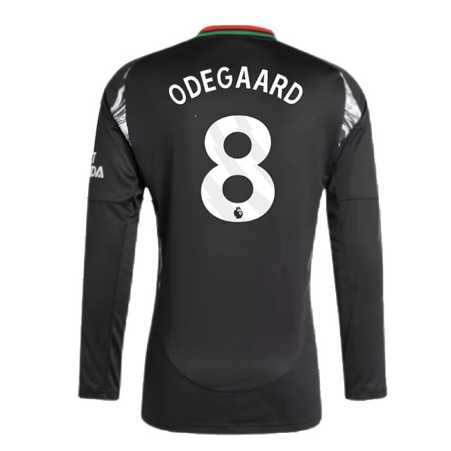 2024-2025 Arsenal Away Long Sleeve Shirt (Odegaard 8)