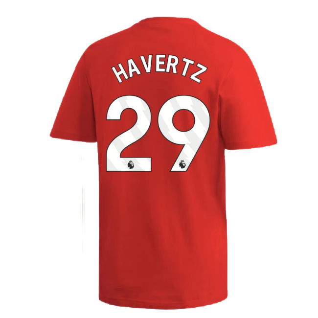 2024-2025 Arsenal DNA Graphic Tee (Red) (Havertz 29)