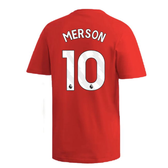 2024-2025 Arsenal DNA Graphic Tee (Red) (Merson 10)