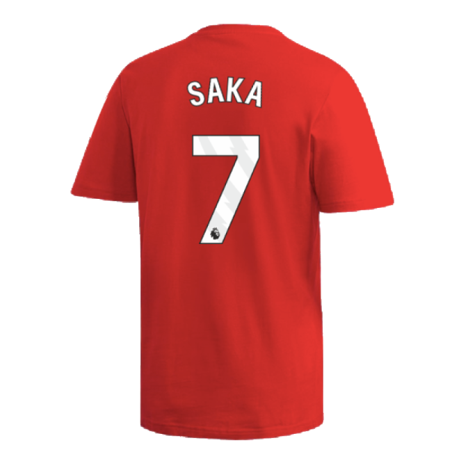 2024-2025 Arsenal DNA Graphic Tee (Red) (Saka 7)
