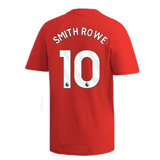 2024-2025 Arsenal DNA Graphic Tee (Red) (Smith Rowe 10)