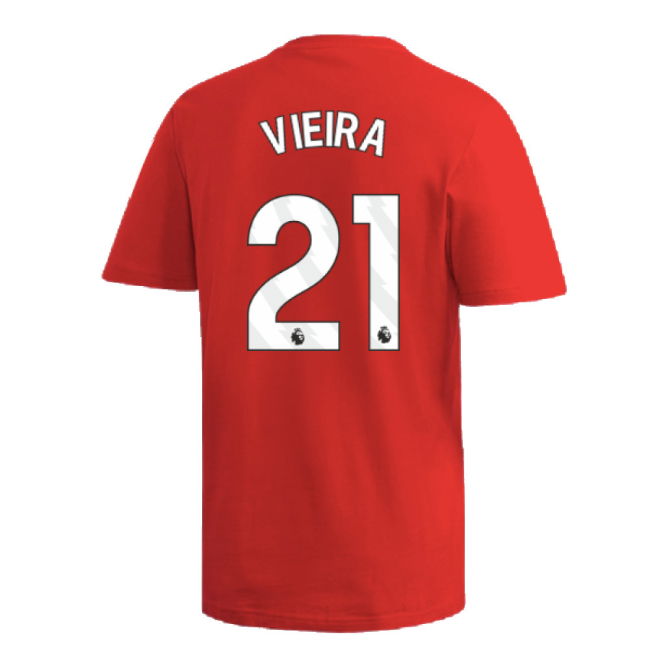 2024-2025 Arsenal DNA Graphic Tee (Red) (Vieira 21)