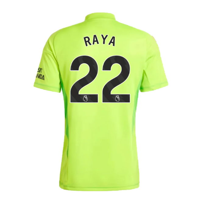 2024-2025 Arsenal Home Goalkeeper Shirt (Yellow) (Raya 22)