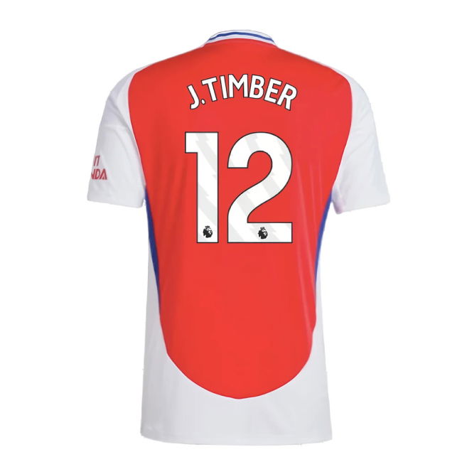 2024-2025 Arsenal Home Shirt (J.Timber 12)