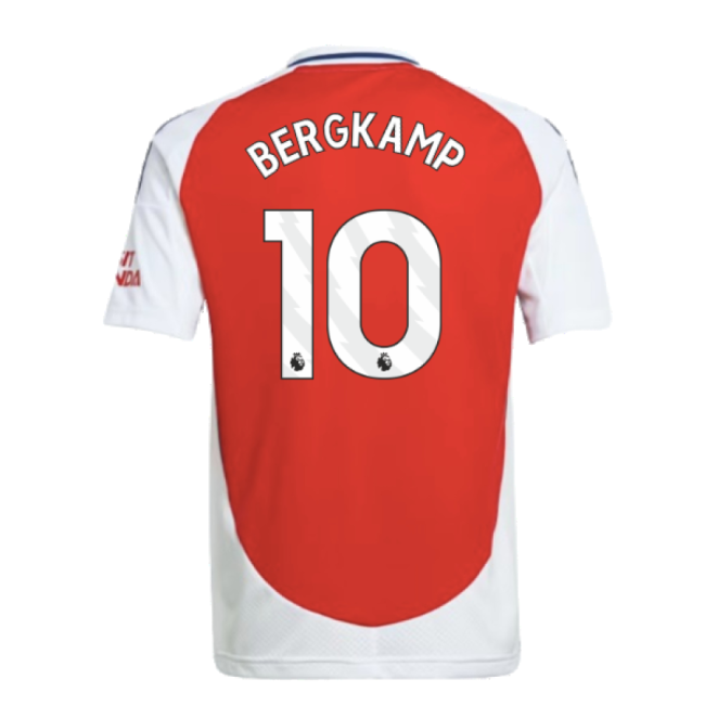 2024-2025 Arsenal Home Shirt (Kids) (Bergkamp 10)