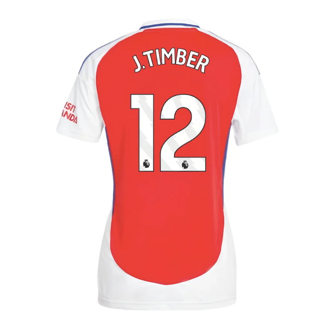 2024-2025 Arsenal Home Shirt (Womens) (J.Timber 12)