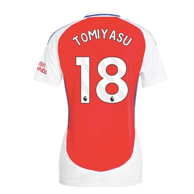 2024-2025 Arsenal Home Shirt (Womens) (Tomiyasu 18)