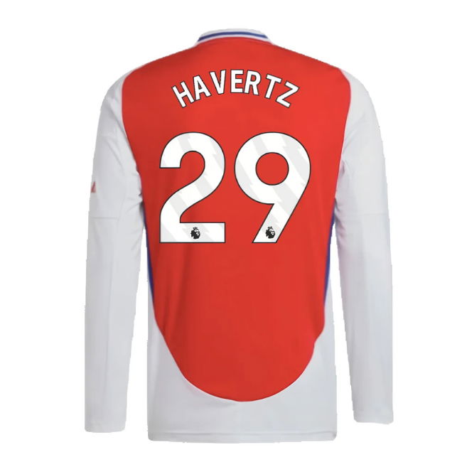 2024-2025 Arsenal Long Sleeve Home Shirt (Havertz 29)