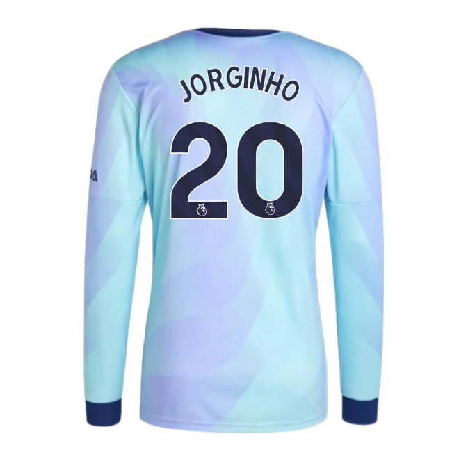 2024-2025 Arsenal Long Sleeve Third Shirt (Jorginho 20)