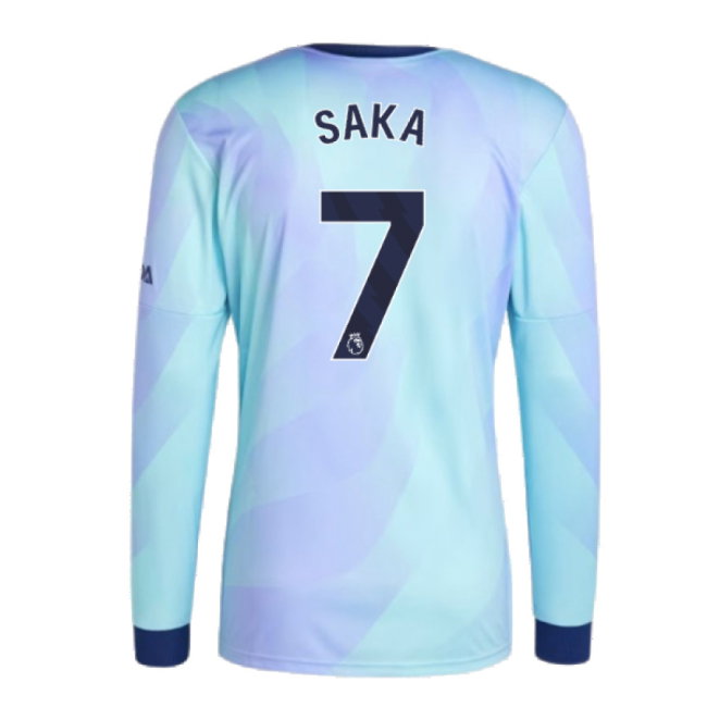 2024-2025 Arsenal Long Sleeve Third Shirt (Saka 7)
