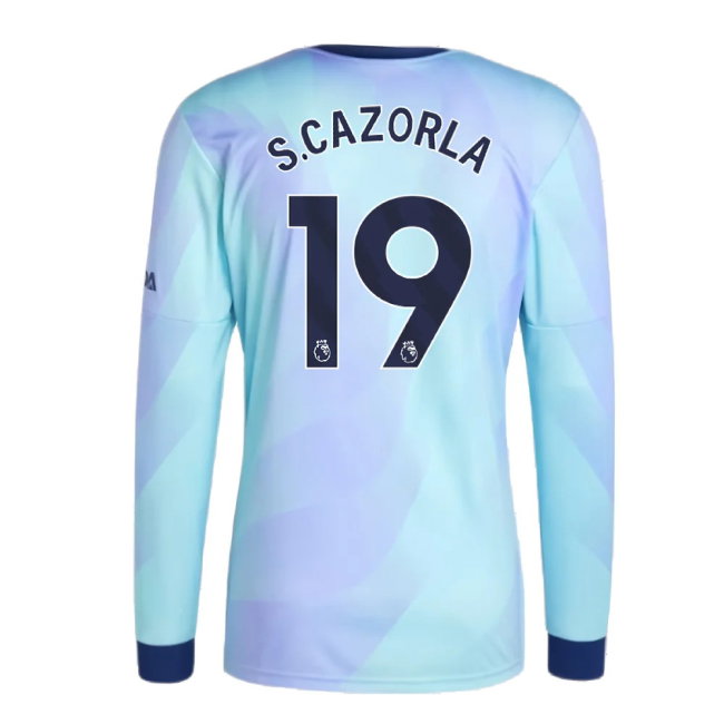 2024-2025 Arsenal Long Sleeve Third Shirt (S.Cazorla 19)
