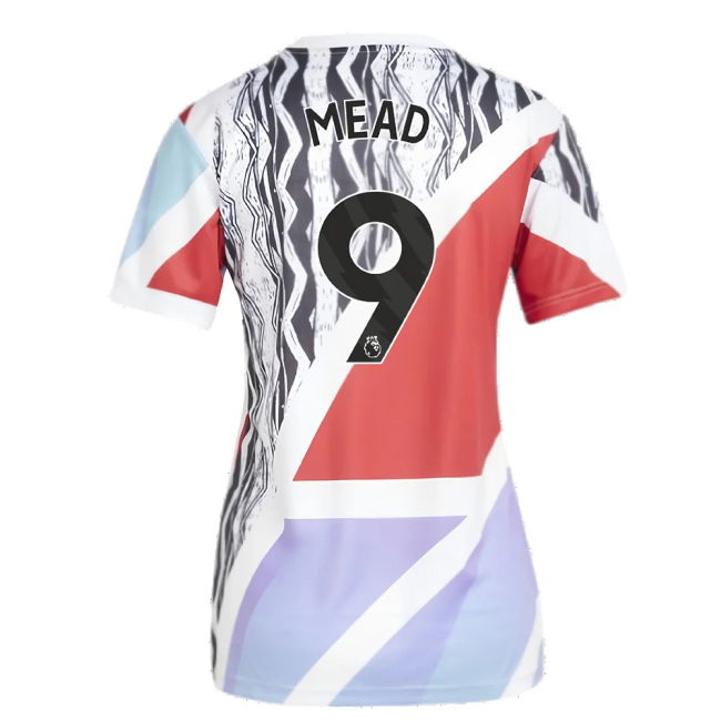 2024-2025 Arsenal Pre-Match Shirt (Scarlet) - Womens (Mead 9)