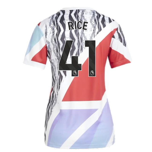 2024-2025 Arsenal Pre-Match Shirt (Scarlet) - Womens (Rice 41)