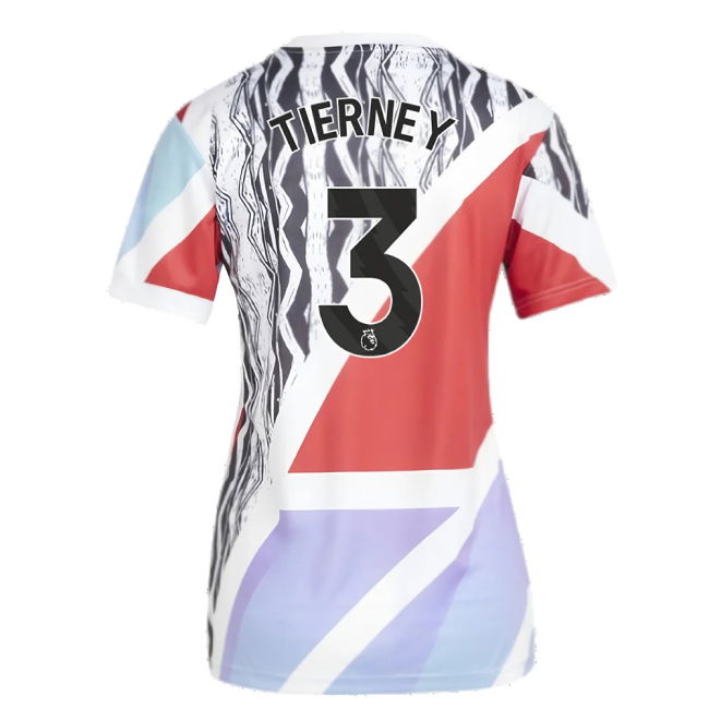 2024-2025 Arsenal Pre-Match Shirt (Scarlet) - Womens (Tierney 3)