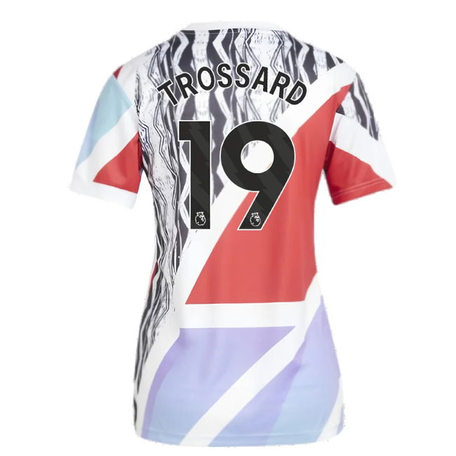 2024-2025 Arsenal Pre-Match Shirt (Scarlet) - Womens (Trossard 19)