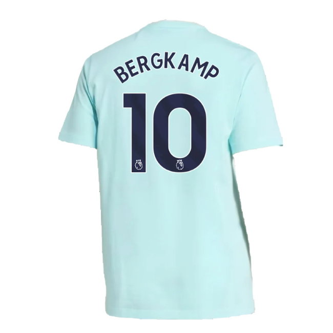 2024-2025 Arsenal Seasonal Tee (Clear Aqua) (Bergkamp 10)