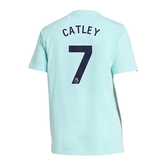 2024-2025 Arsenal Seasonal Tee (Clear Aqua) (Catley 7)