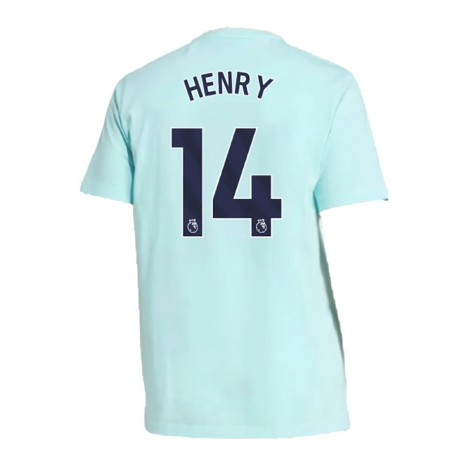 2024-2025 Arsenal Seasonal Tee (Clear Aqua) (Henry 14)