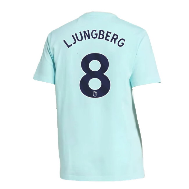 2024-2025 Arsenal Seasonal Tee (Clear Aqua) (Ljungberg 8)