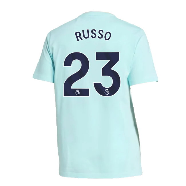 2024-2025 Arsenal Seasonal Tee (Clear Aqua) (Russo 23)