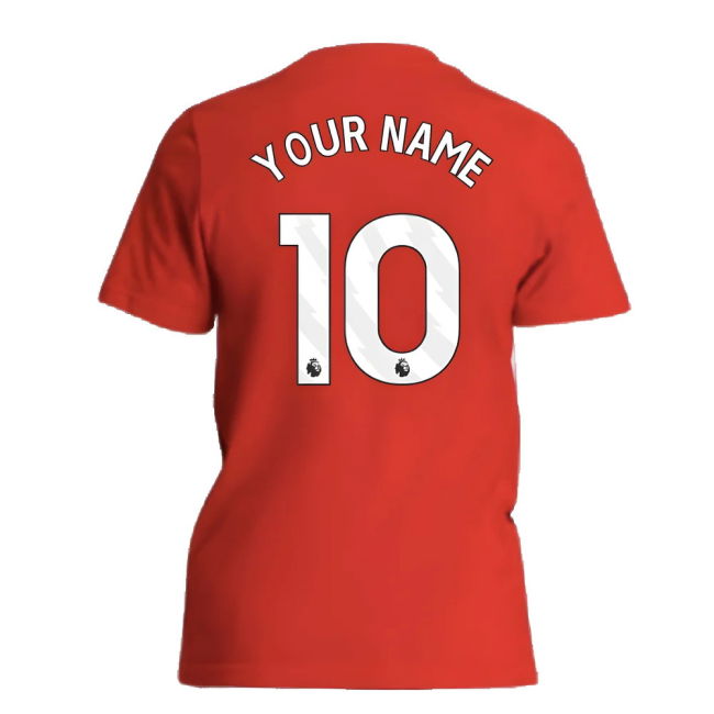 2024-2025 Arsenal Tee (Red) - Kids (Your Name)