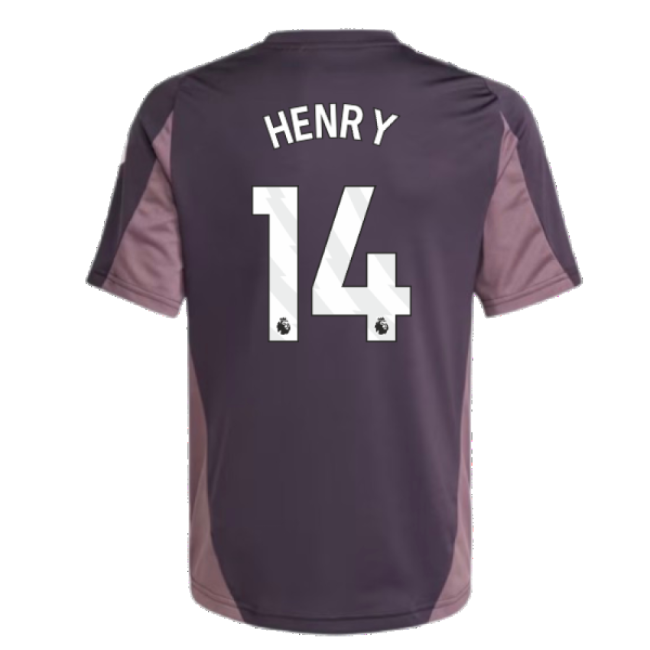 2024-2025 Arsenal Training Jersey (Aurora Black) - Kids (Henry 14)