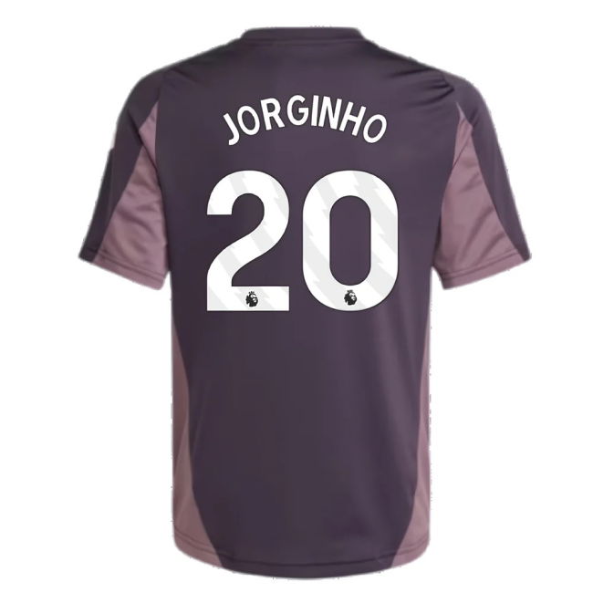 2024-2025 Arsenal Training Jersey (Aurora Black) - Kids (Jorginho 20)