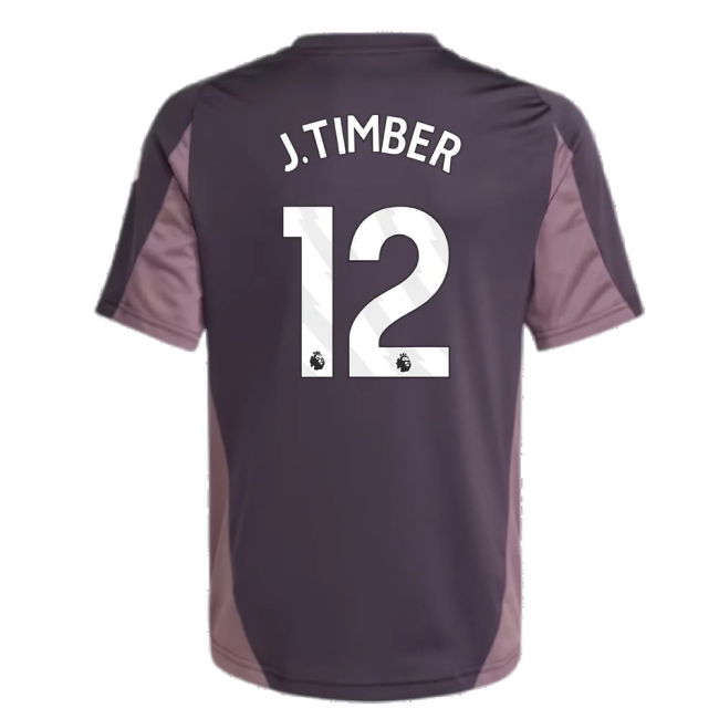 2024-2025 Arsenal Training Jersey (Aurora Black) - Kids (J.Timber 12)